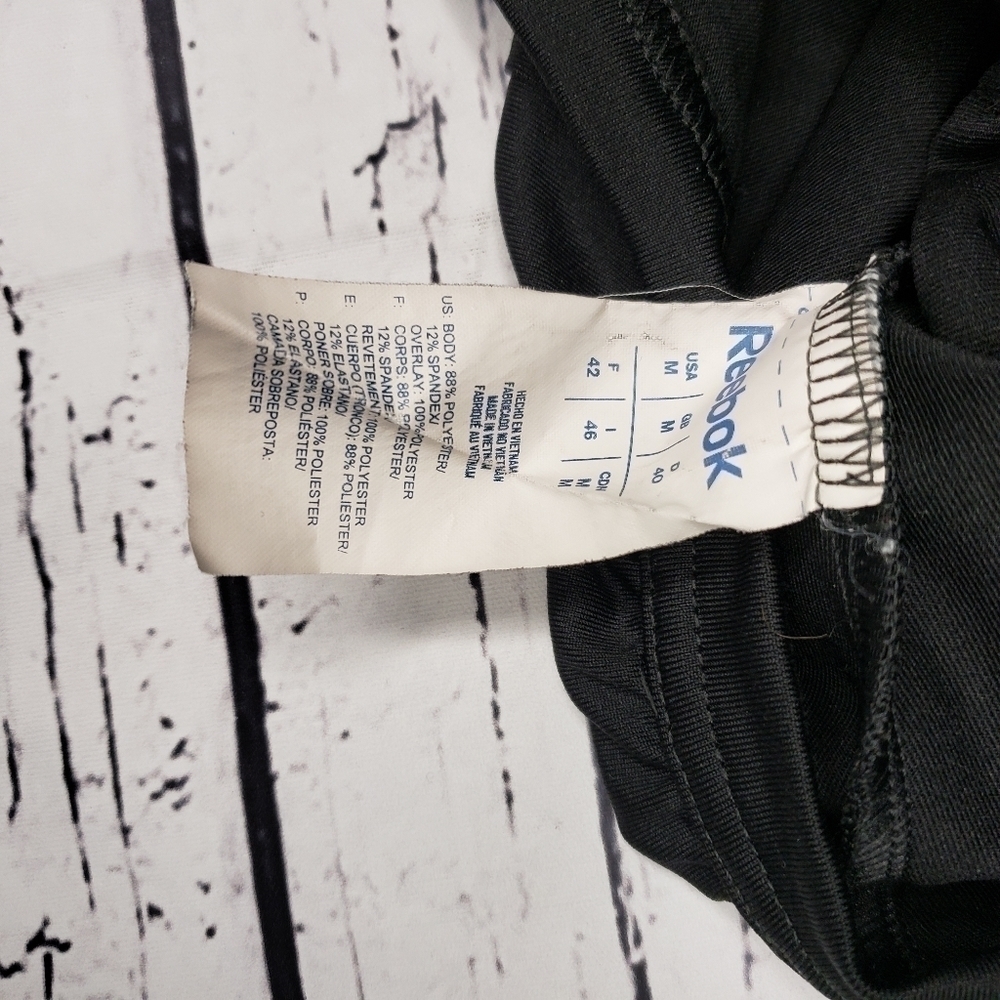 Reebok  Play Dry Reflective Black Jacket Size M - Picture 7 of 7